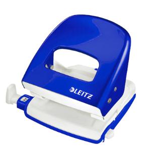 Dziurkacz duży metalowy LEITZ granatowy 30 kartek