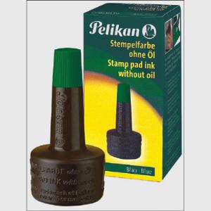 Tusz do stempli PELIKAN zielony 28 ml