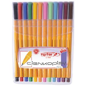 Cienkopis RYSTOR RC-04 6-kolorów 0,4 mm