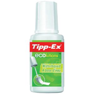 Korektor w płynie TIPP-EX Aqua 20 ml z gąbką (ECOlutions)