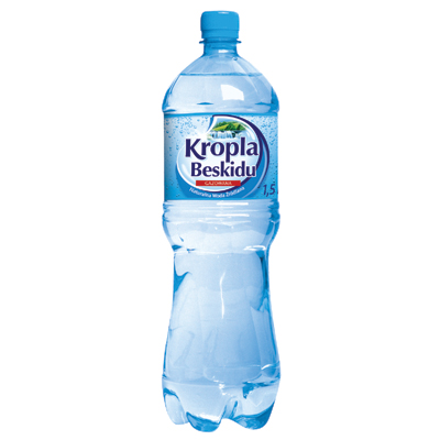 Woda KROPLA BESKIDU gazowana 1.5L butelka PET