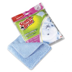 Ścierka SCOTCH BRITE z mikrofibry do łazienki (30x32cm)