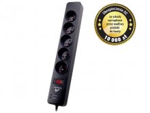 Listwa TRACER PowerPatrol czarna 5m 5 gniazd TRL-100C PowerPatrol