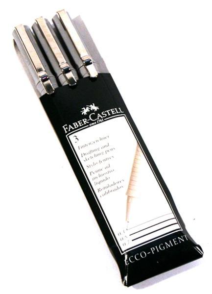 Cienkopis ECCO PIGMENT ETUI 3 SZT. FABER-CASTELL