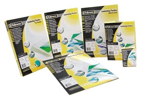 Folia do laminowania FELLOWES A5/80mic. (100) błyszczące 256*169