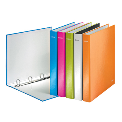 Segregator LEITZ A4 2DR/25mm perłowy biały WOW