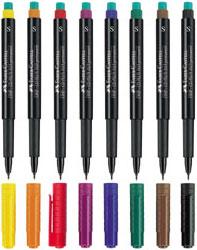 Foliopis Multimark z gumką OHP 1,0 (10) permanentny M czarny FABER-CASTELL