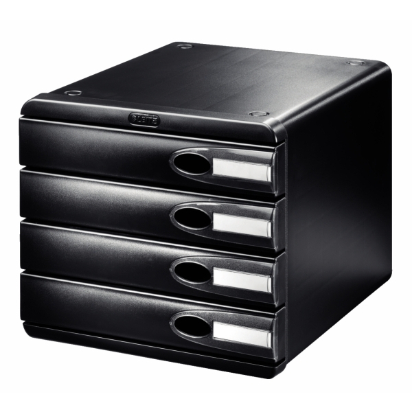 Pojemnik LEITZ Allura, 4 szuflady czarny