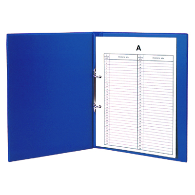 Teczka do akt osobowych 2 ringi niebieski TD-12-04