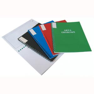 Teczka akt osobowych WARTA binda zew. zielona zadrukowana