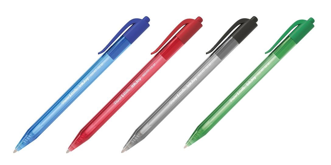 Długopis PAPER MATE INKJOY 100 RT M czarny 0,40 mm