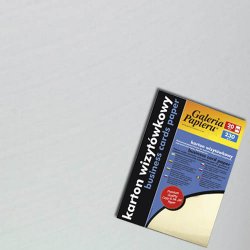 Karton ozdobny ARGO Płótno biały 230 g/m2 20 ark. A4