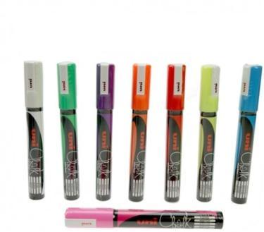 Marker kredowy UNI PWE-5M Czerwony 1.8 mm - 2.5 mm