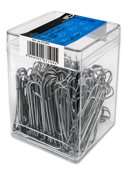 Spinacz metal.50mm (125)67105 E&D PLASTIC plastikowe pudełko