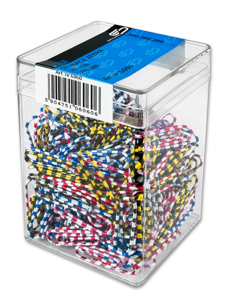 Spinacz zebra E&D 28mm typ 6H (300) grubość 0,86mm