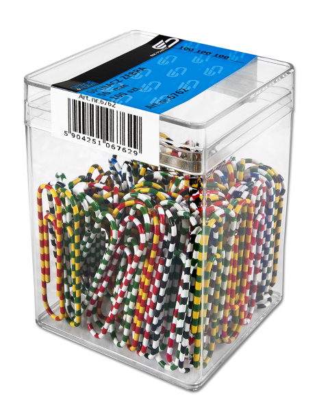 Spinacz duży zebra 50mm 100szt op.6H 6762 E&D Plastic