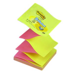Bloczki samoprzylepne 3M POST-IT® R330-NA 76x76 żółto- rózowy k