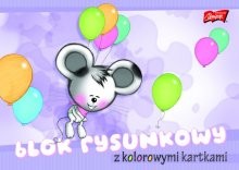 Blok rysunkowy A4/20k kolor GARWOLIN