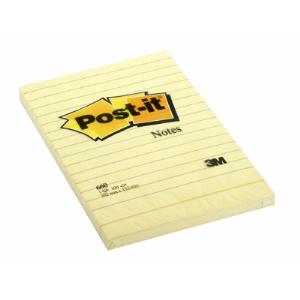 Bloczki samoprzylepne 3M POST-IT® 660 102x152 Żółty 100k Linia