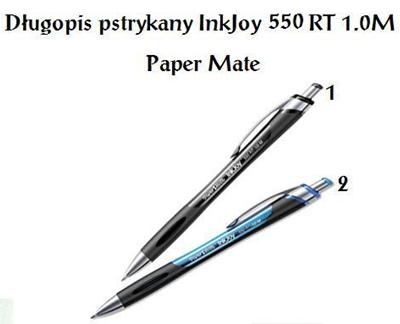 Długopis INKJOY 550 RT czerwony PAPER MATE 0,4 mm