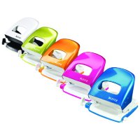 Dziurkacz Mini LEITZ WOW metalowy LEITZ, zielony metalik