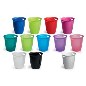 Kosz na śmieci DURABLE TRENDY 16l czerwony