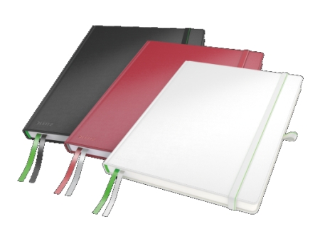Notatnik LEITZ Complete, A4 80k czerwony W linie 44720025