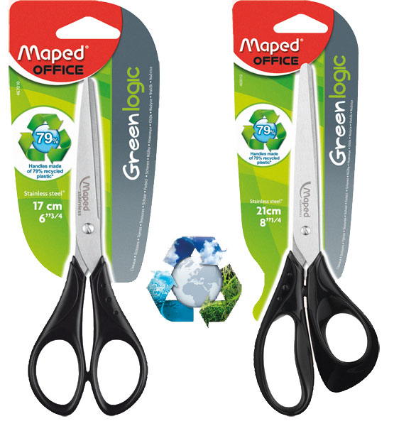 Nożyczki Greenlogic 17 cm Symetryczne Blister (w pudełku)